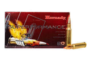 Hornady Superformance 308 ammunition features a 150 grain SST bullet